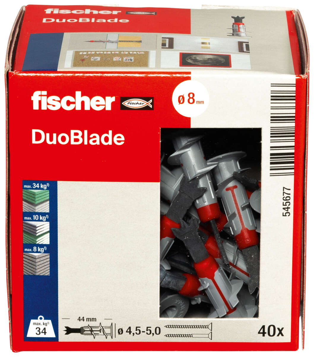 Fischer gipsplugg DuoBlade
