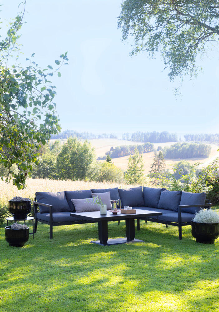 Bohem Briskeby hev/senk sofa/spisebord