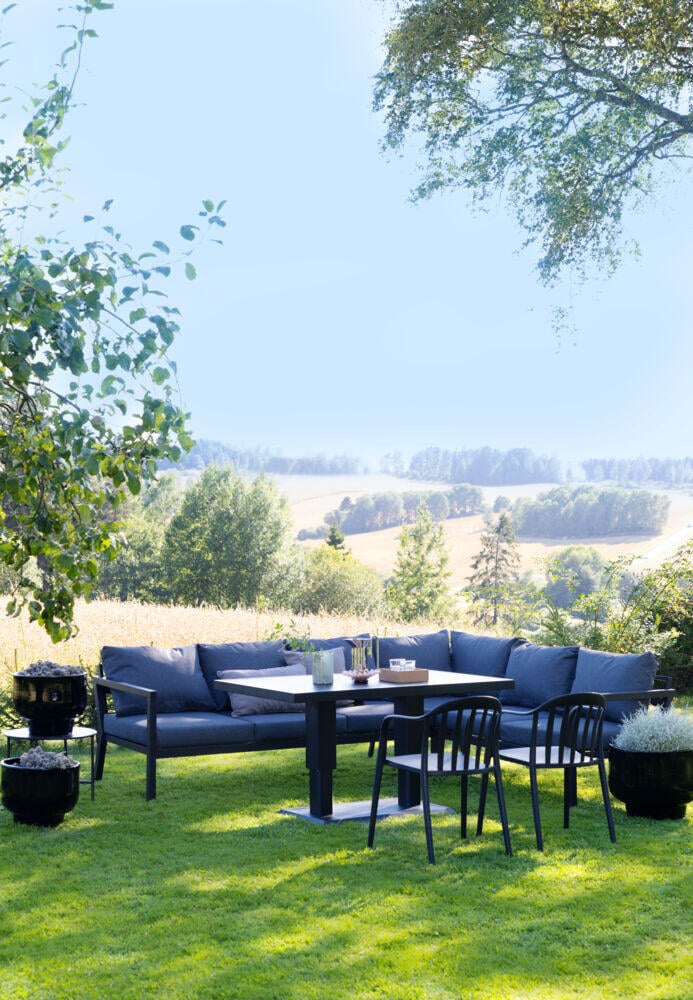 Bohem Briskeby hev/senk sofa/spisebord