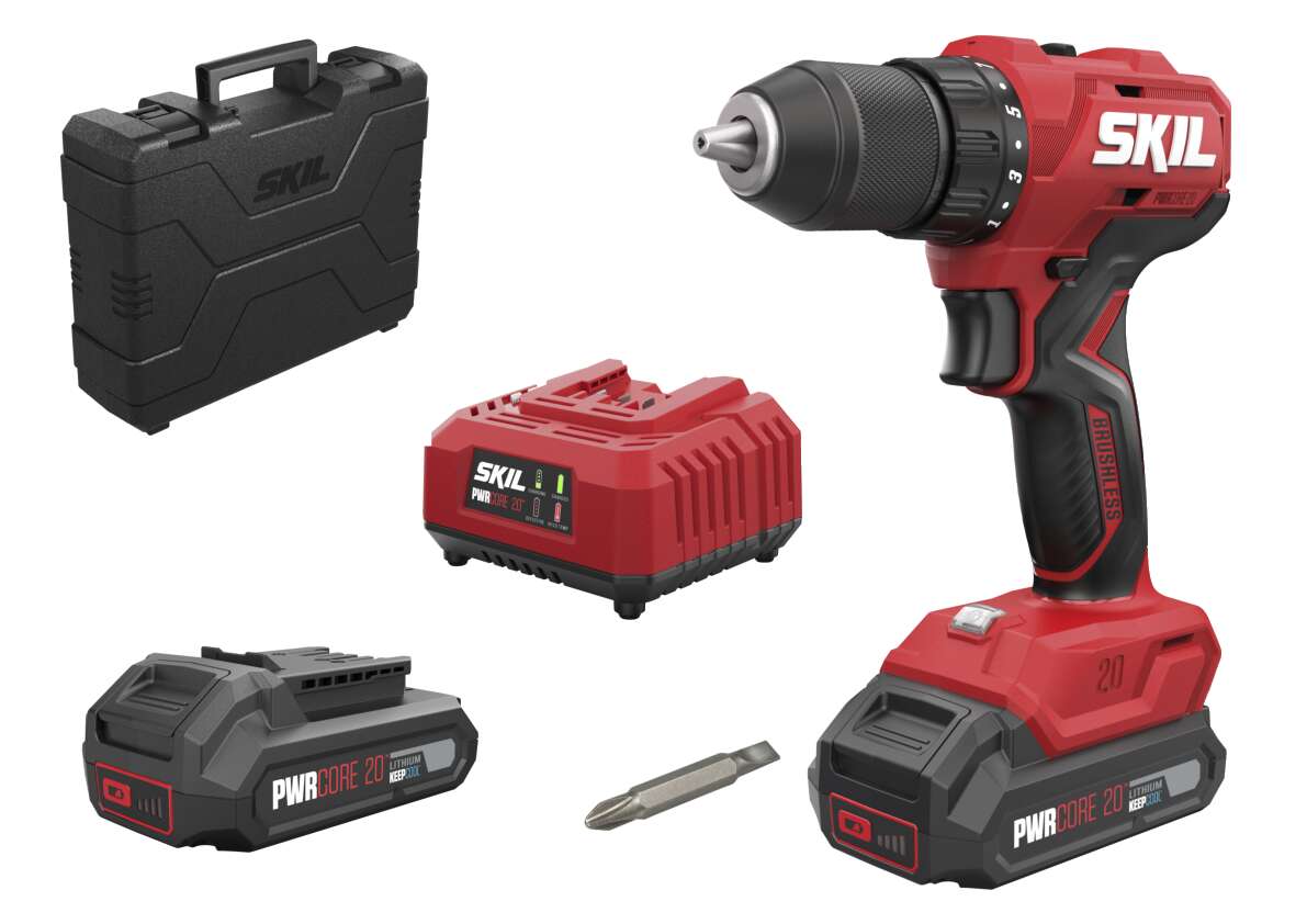 Skil 3011 HA drill/skrutrekker m/2 batterier