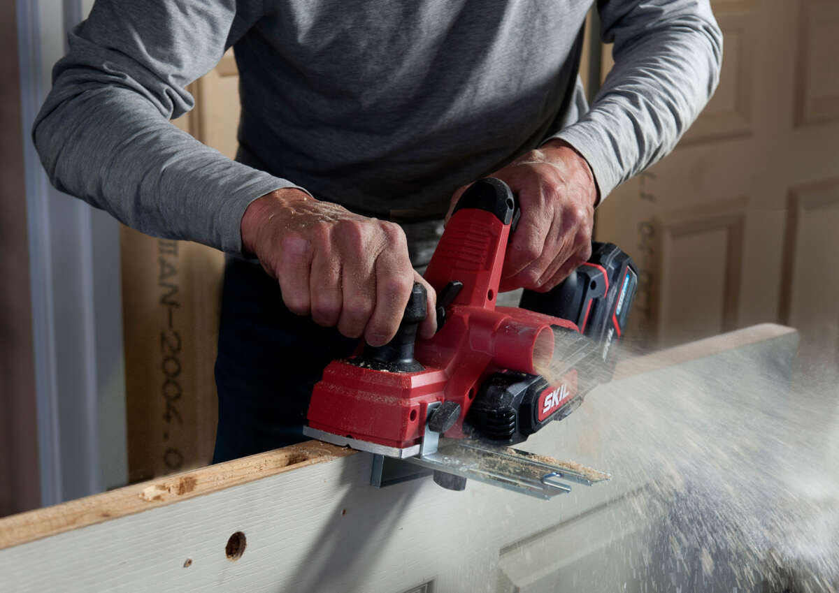 Skil 3980 CA batteridrevet elektrisk høvel ‘Brushless’ u/batteri