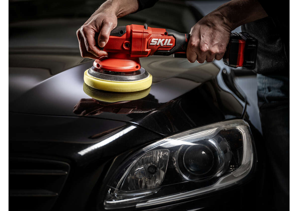 Skil 3790 CA Børsteløs trådløs dobbeltvirkende polermaskin u/batteri