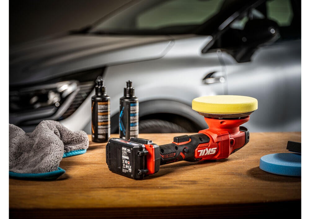 Skil 3790 CA Børsteløs trådløs dobbeltvirkende polermaskin u/batteri