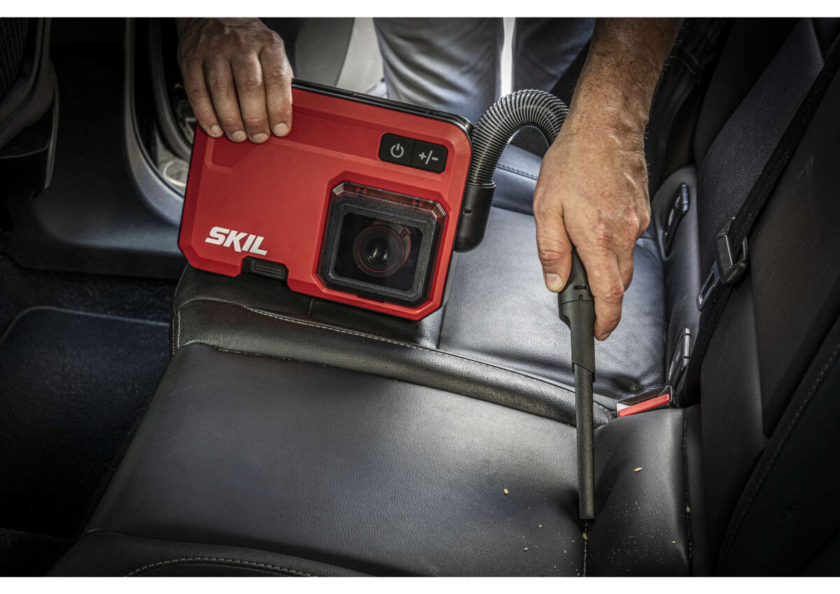 Skil 3167 CA batteridrevet børsteløs støvsuger og luftpumpe u/batteri