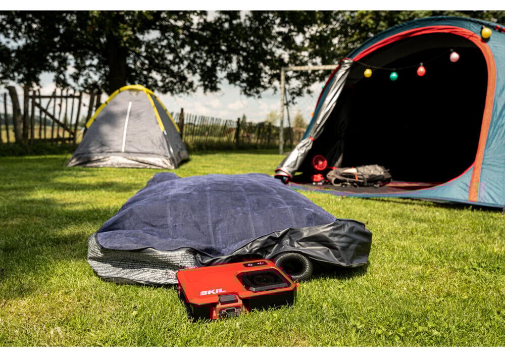 Skil 3167 CA batteridrevet børsteløs støvsuger og luftpumpe u/batteri