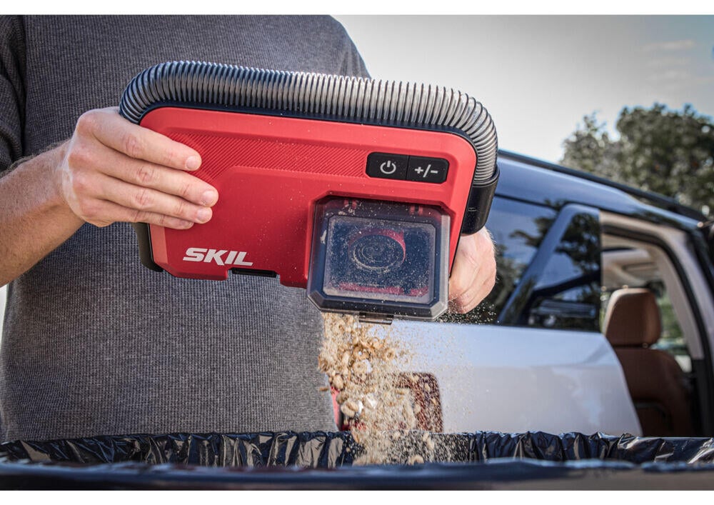 Skil 3167 CA batteridrevet børsteløs støvsuger og luftpumpe u/batteri