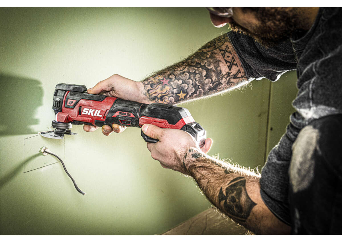 Skil 3650 CB Brushless batteridrevet multiverktøy m/batteri