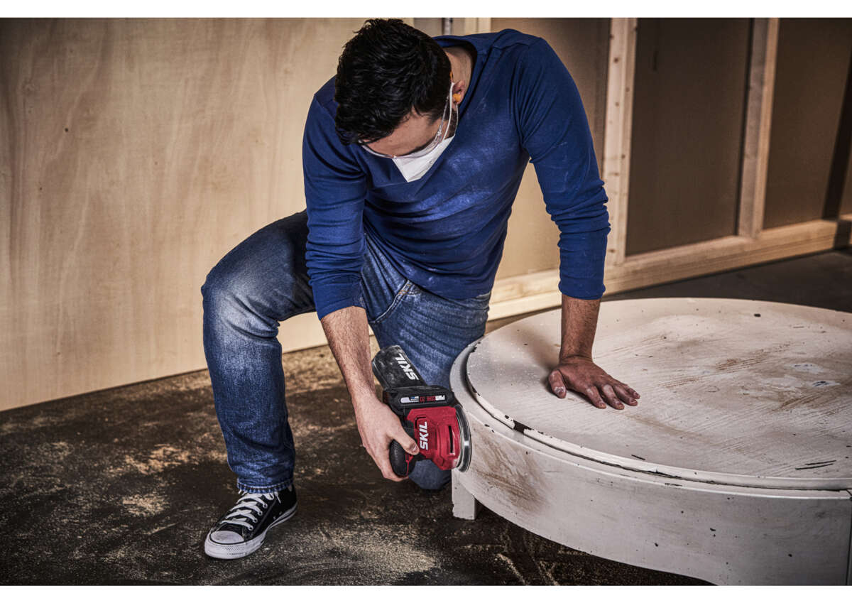 Skil 3746 CA Børsteløs batteridrevet eksentersliper u/batteri