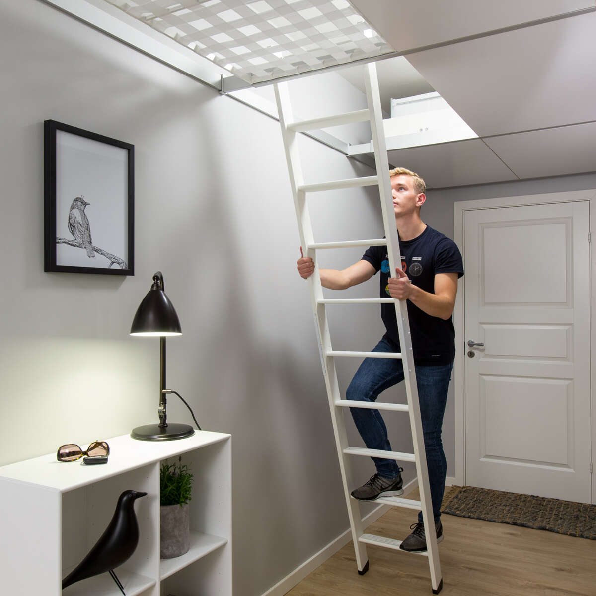 Dolle hemsstige 2-delt hvit