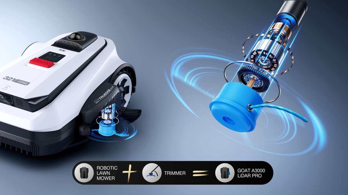 Ecovacs GOAT A3000 LiDAR Pro robotklipper