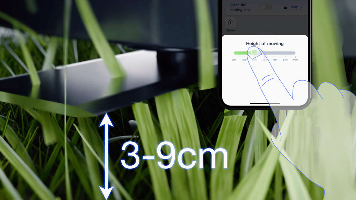 Ecovacs GOAT A3000 Pro robotklipper