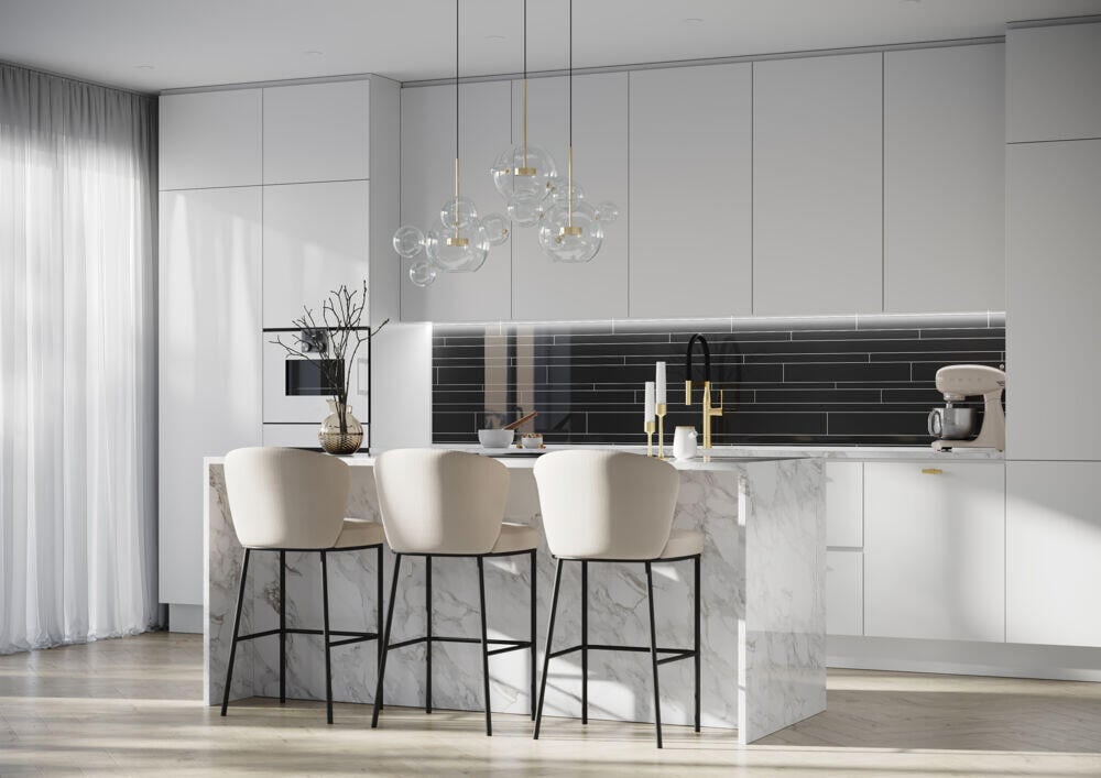 Fibo New York Black HG Kitchen Board 2 pk.