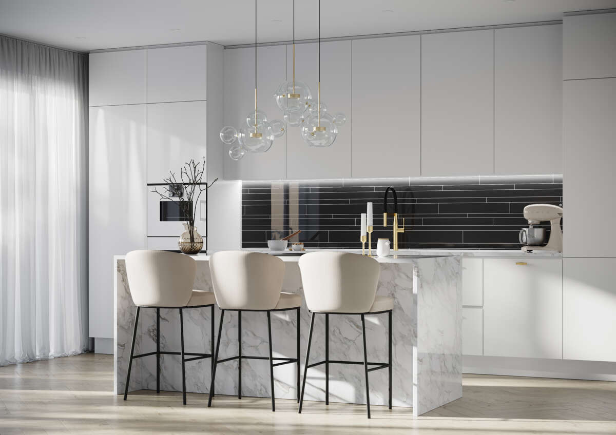 Fibo New York Black HG Kitchen Board 2 pk.