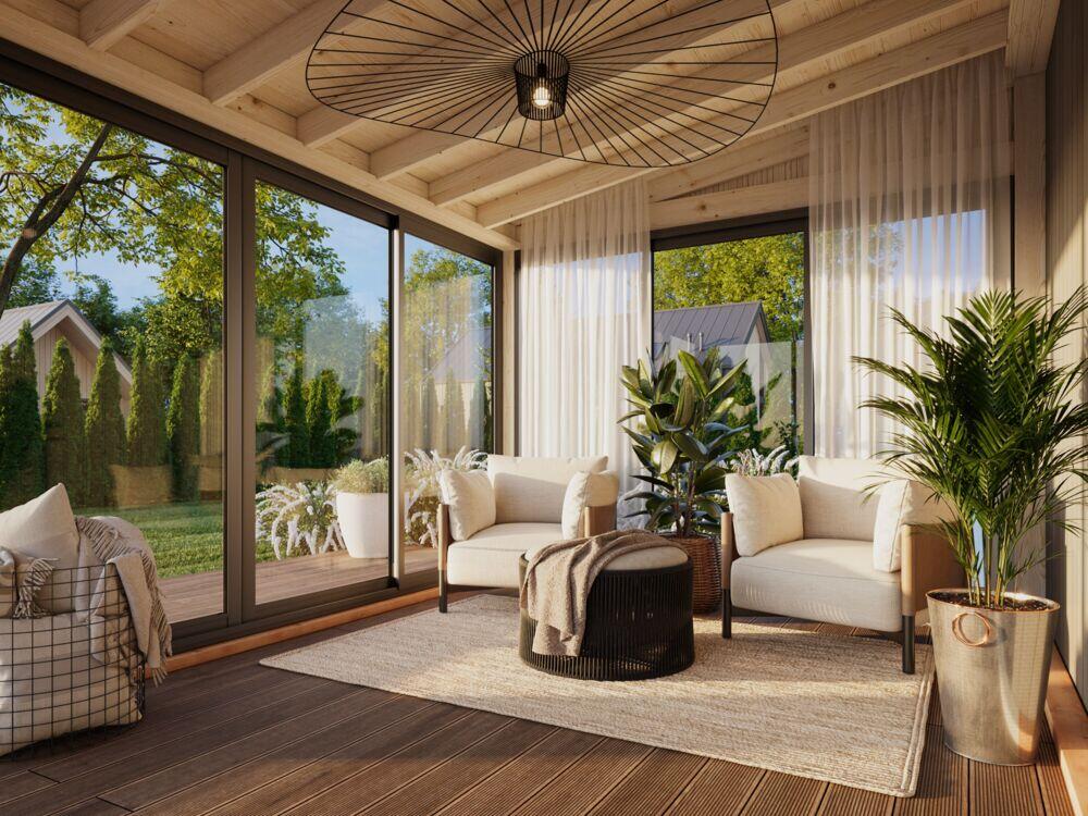 Palmako Lumi Slide hagestue 11.6 m2