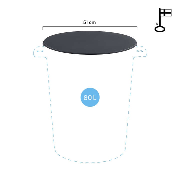 Orthex™ lokk til tønner