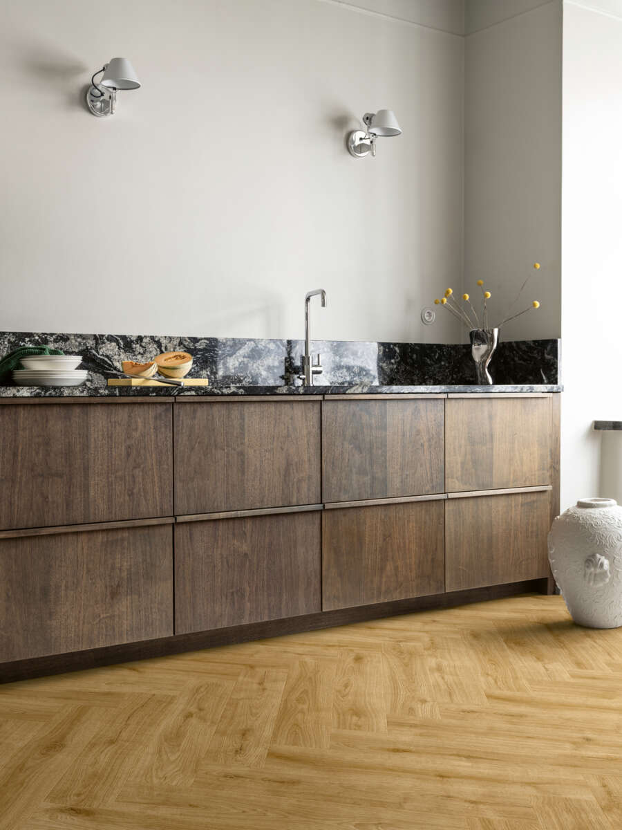 Pergo Vorma Pad Pro fiskebenmønster vinylgulv