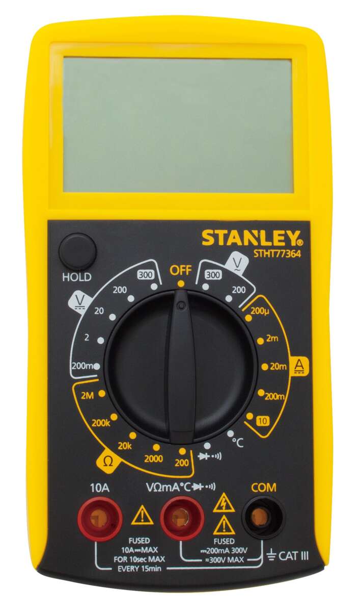 Stanley Multimeter stht0-77364 med stor LCD skjerm
