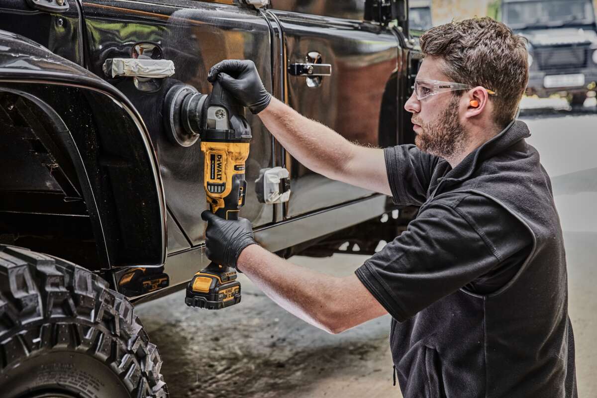 DEWALT Poleringsmaskin 18V, børsteløs motor, 125mm