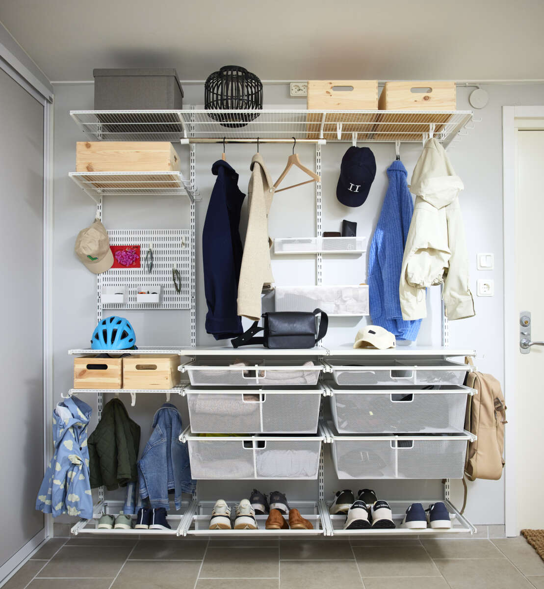 Elfa endeplugg for garderobestang 2-pk