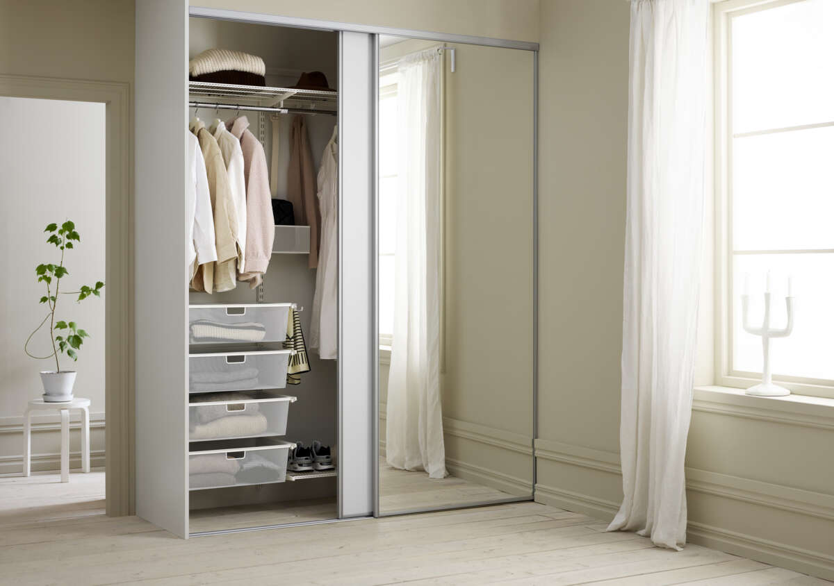 Elfa hvit dekklist til Elfa bærelist