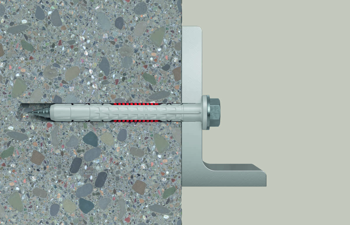 Fischer fasadeplugg DuoXpand med senkhode