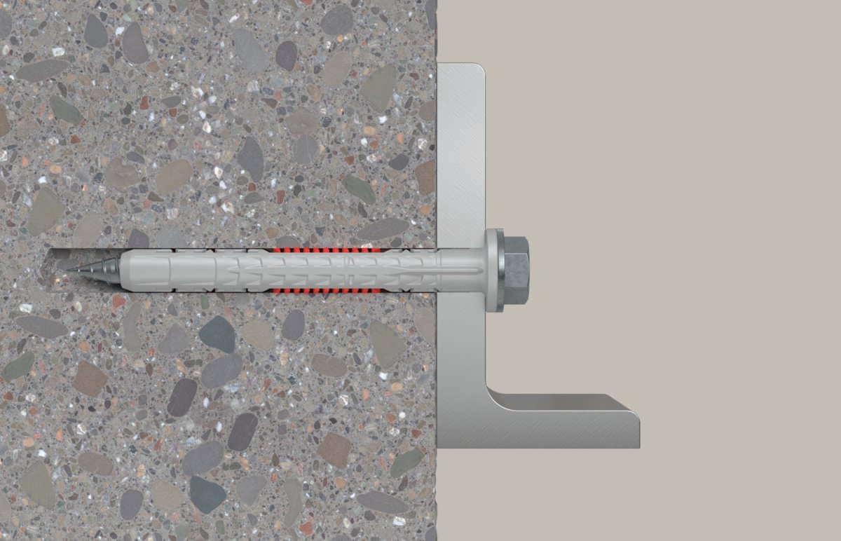 fischer fasadeplugg DuoXpand med senkhode