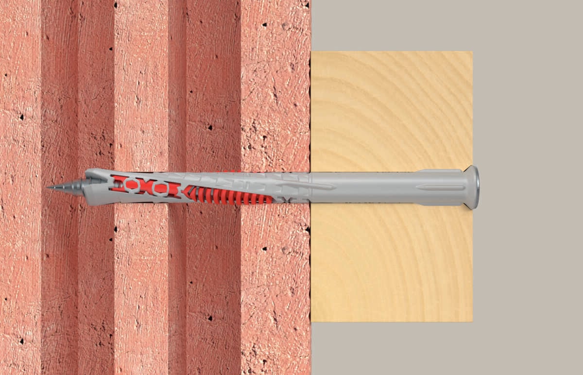 Fischer fasadeplugg DuoXpand med senkhode