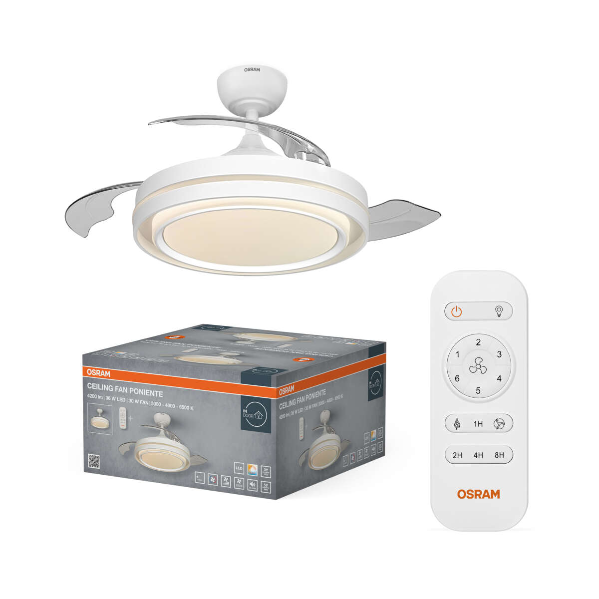 OSRAM Poniente takvifte med lys