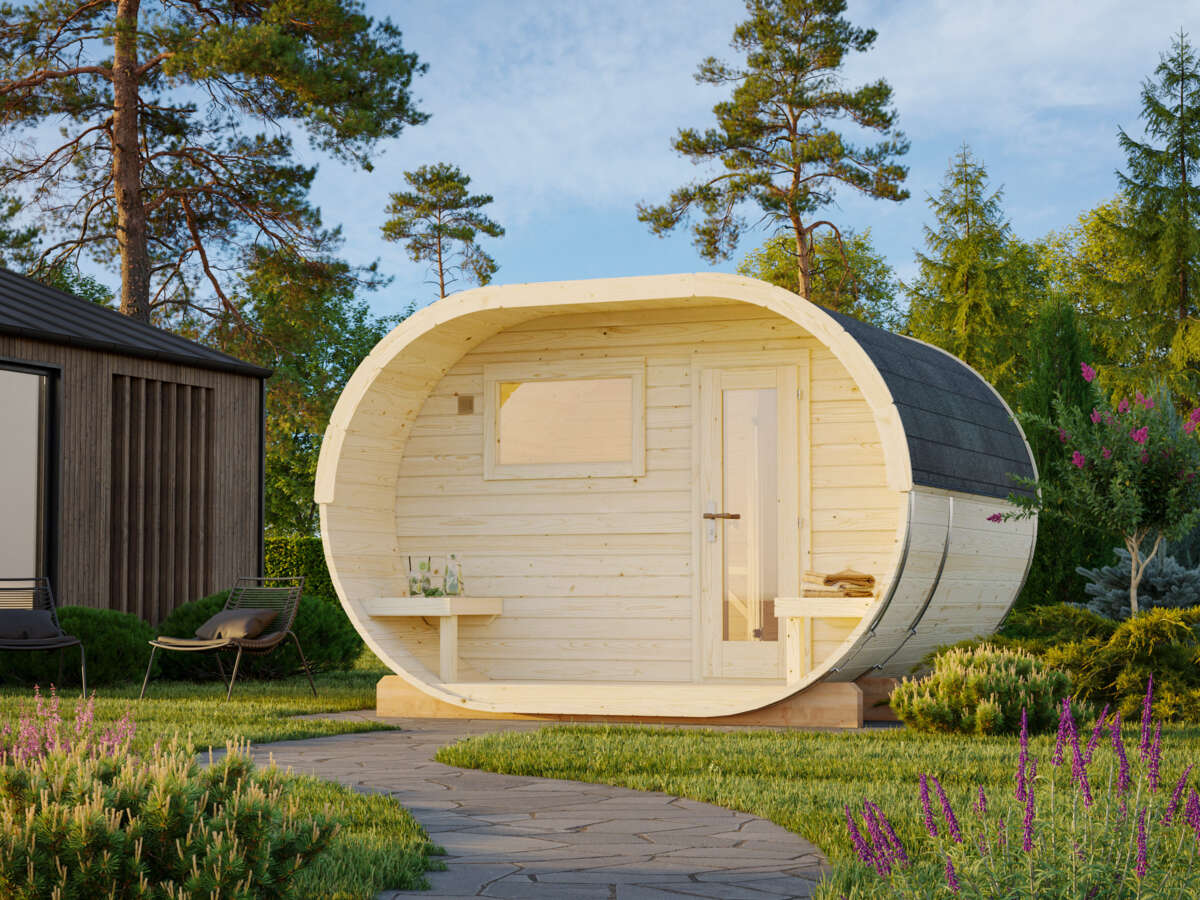 Palmako Badstutønne Anette 3,0+1,5 m2