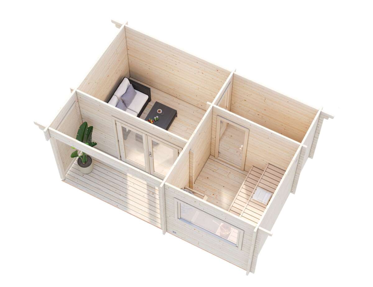 Palmako Sanna badstue 11,5 m²