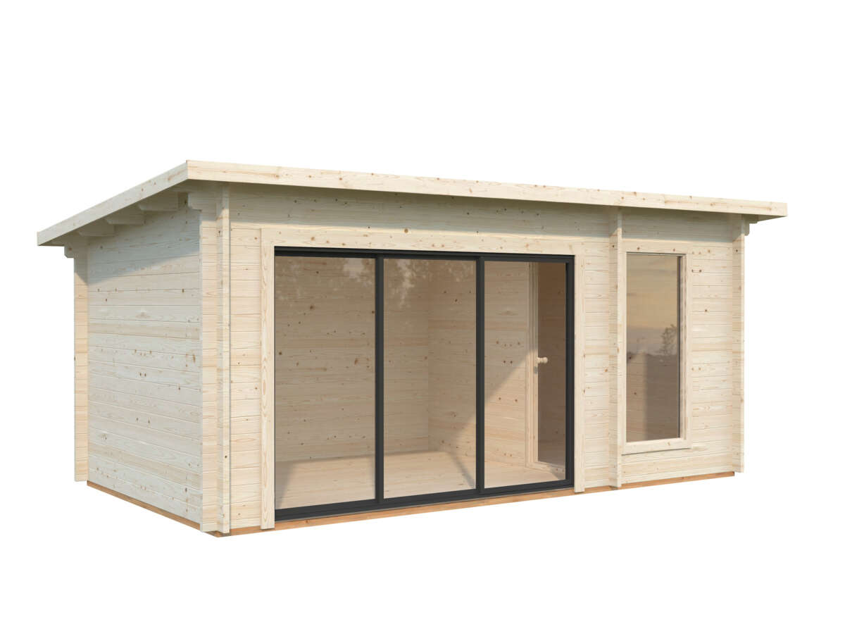 Palmako Badstue Sanna 12.8 m² m/skyvedør