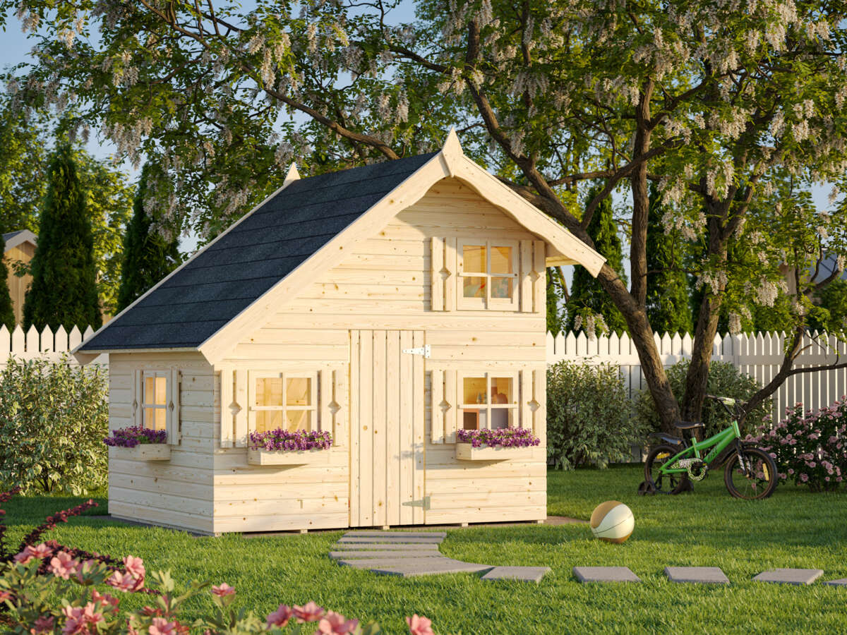 Palmako Rødhette lekehus 3,8 m2