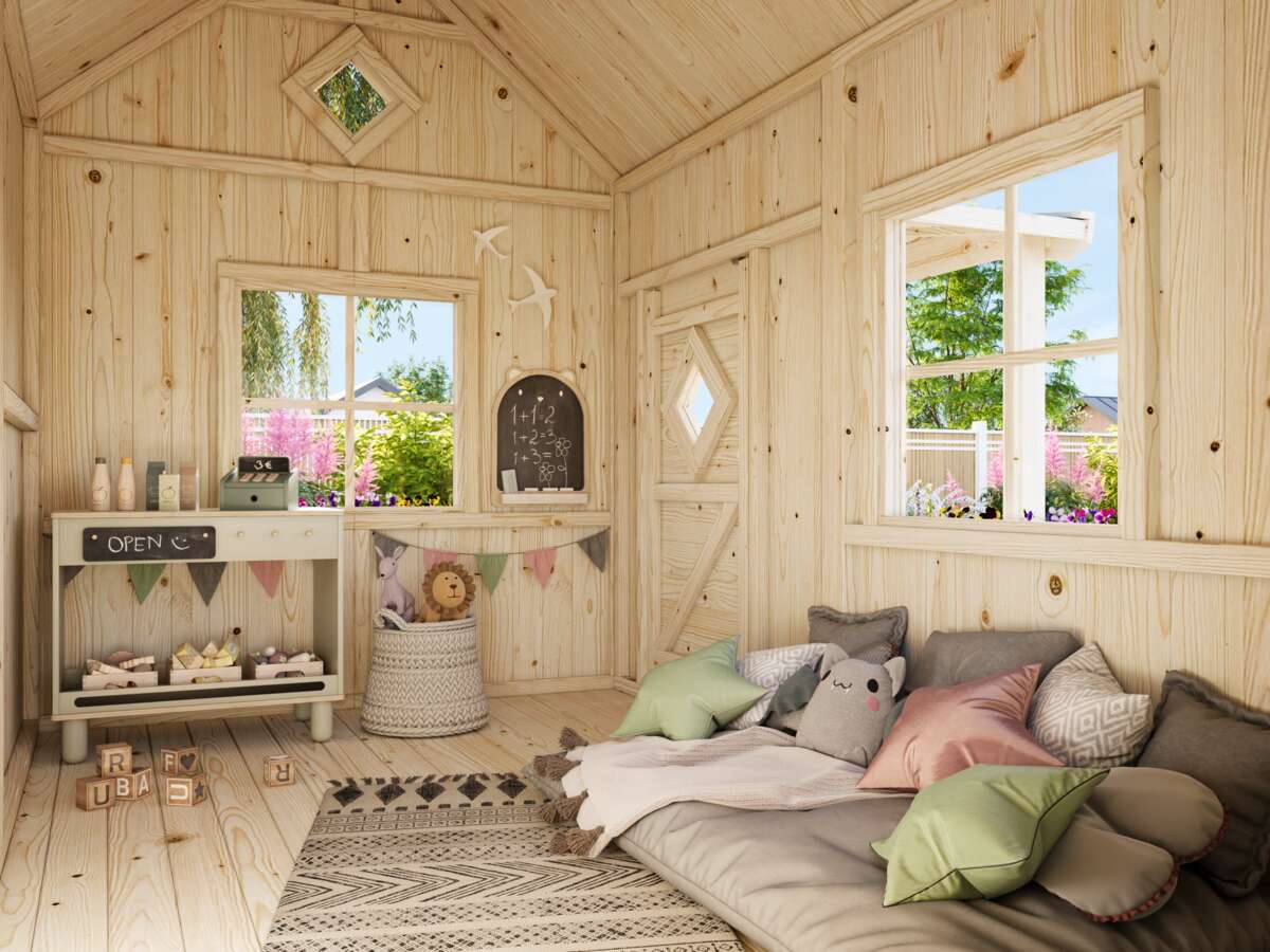 Palmako Mille lekehus m/terrasse 3,6 m²+ 2,68 m²