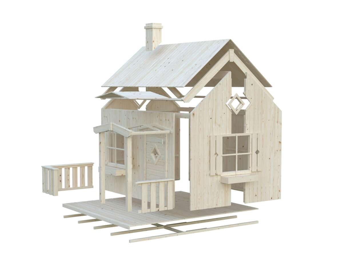 Palmako Mille lekehus m/terrasse 3,6 m²+ 2,68 m²