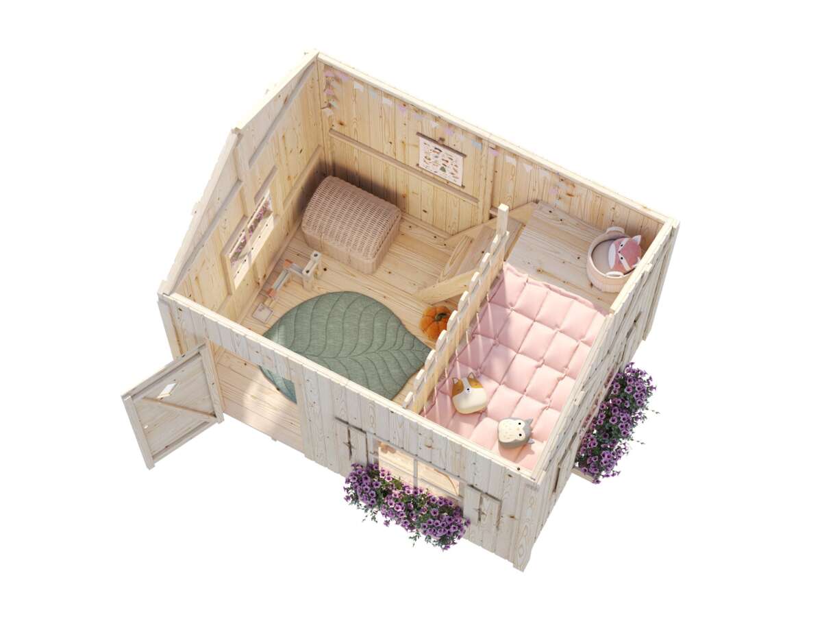 Palmako Grete lekehus m/hems 3,7 m²