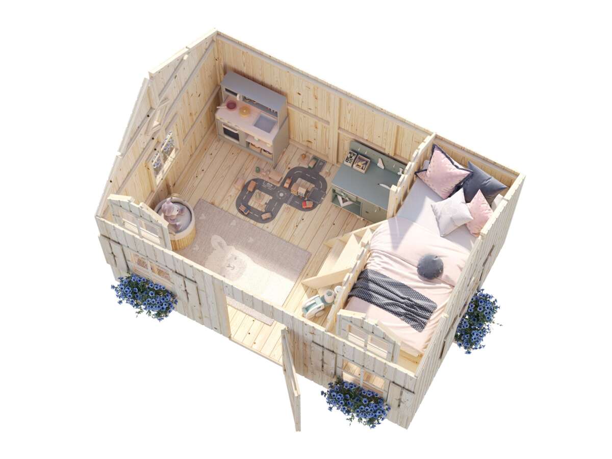 Palmako Marie lekehus m/hems 5,4 m²