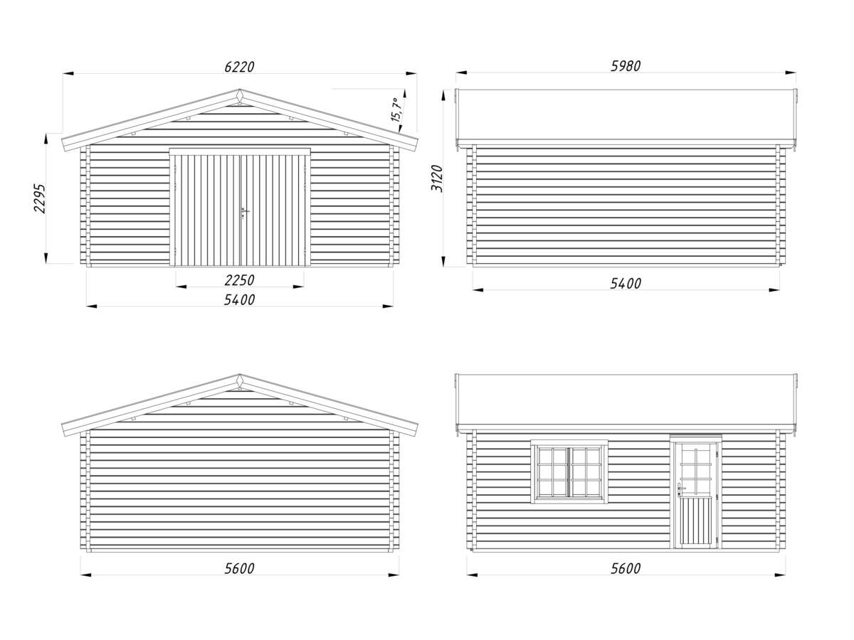 Palmako Roger maxi-bod 27,7 m²