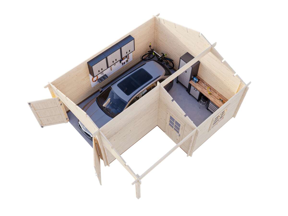 Palmako Roger 21,9+5,2 garasjebod