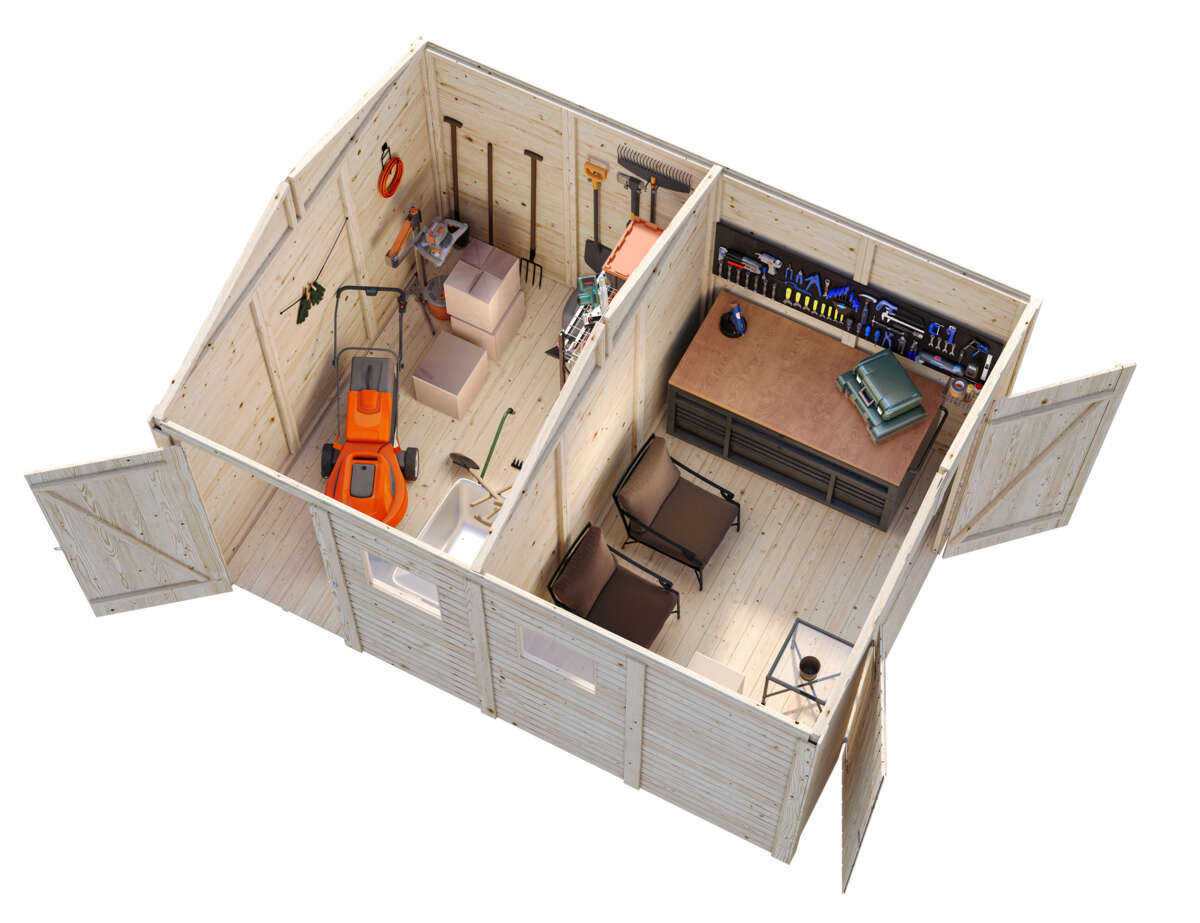 Palmako Dan redskapsbod 9,9 m²