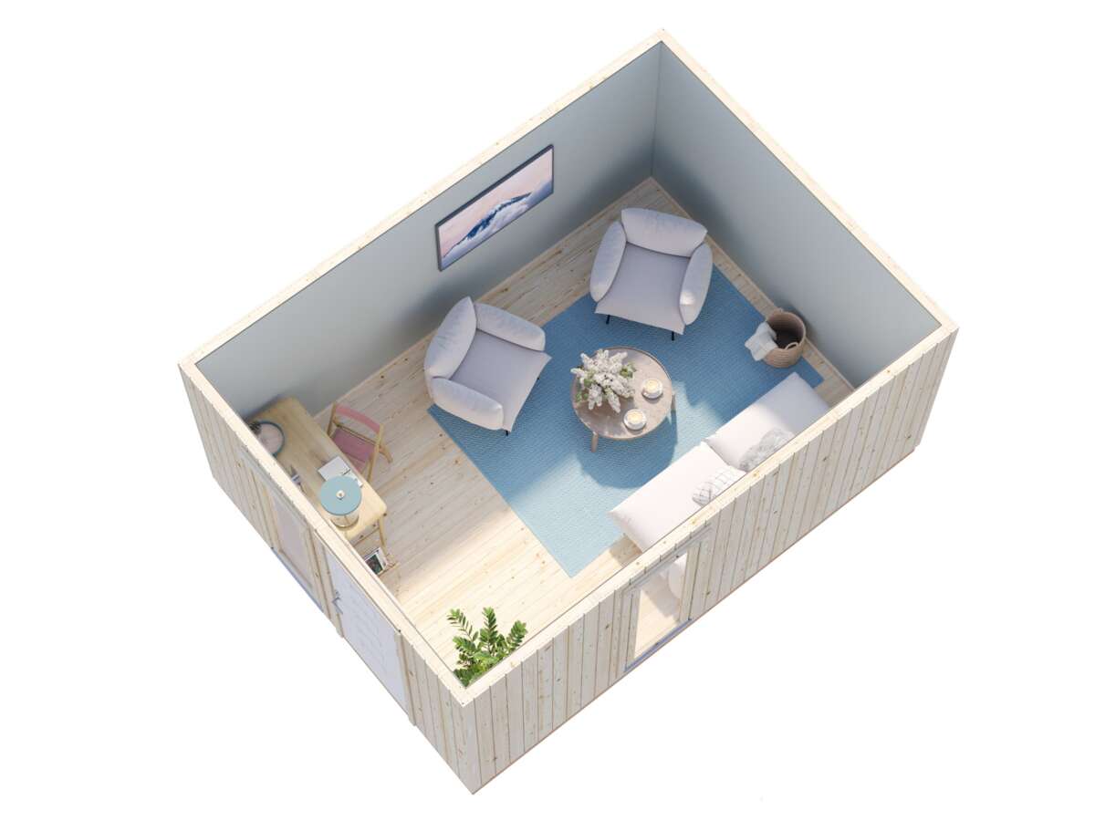 Palmako Ly anneks 13,6 m²