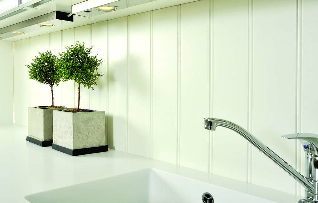 Smartpanel MDF veggplate med profil Perle