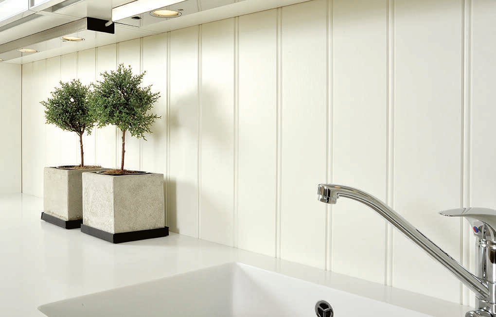 Smartpanel MDF veggplate med profil Perle