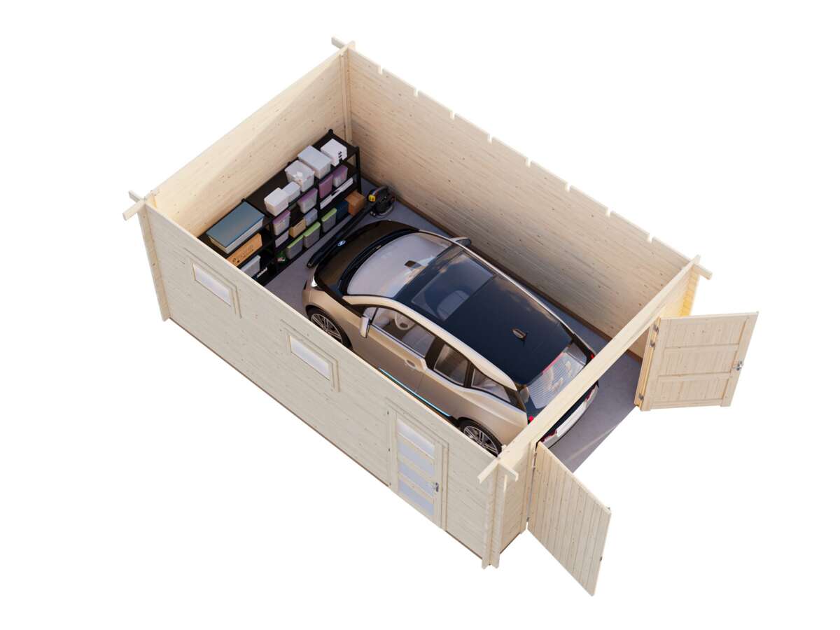 Palmako Rasmus 19.0 garasjebod m/treport