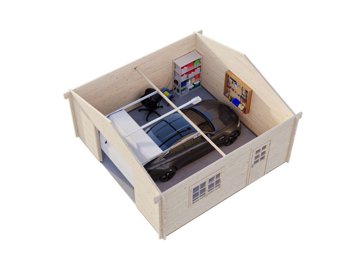 Palmako Roger 27.7 garasjebod m/leddport