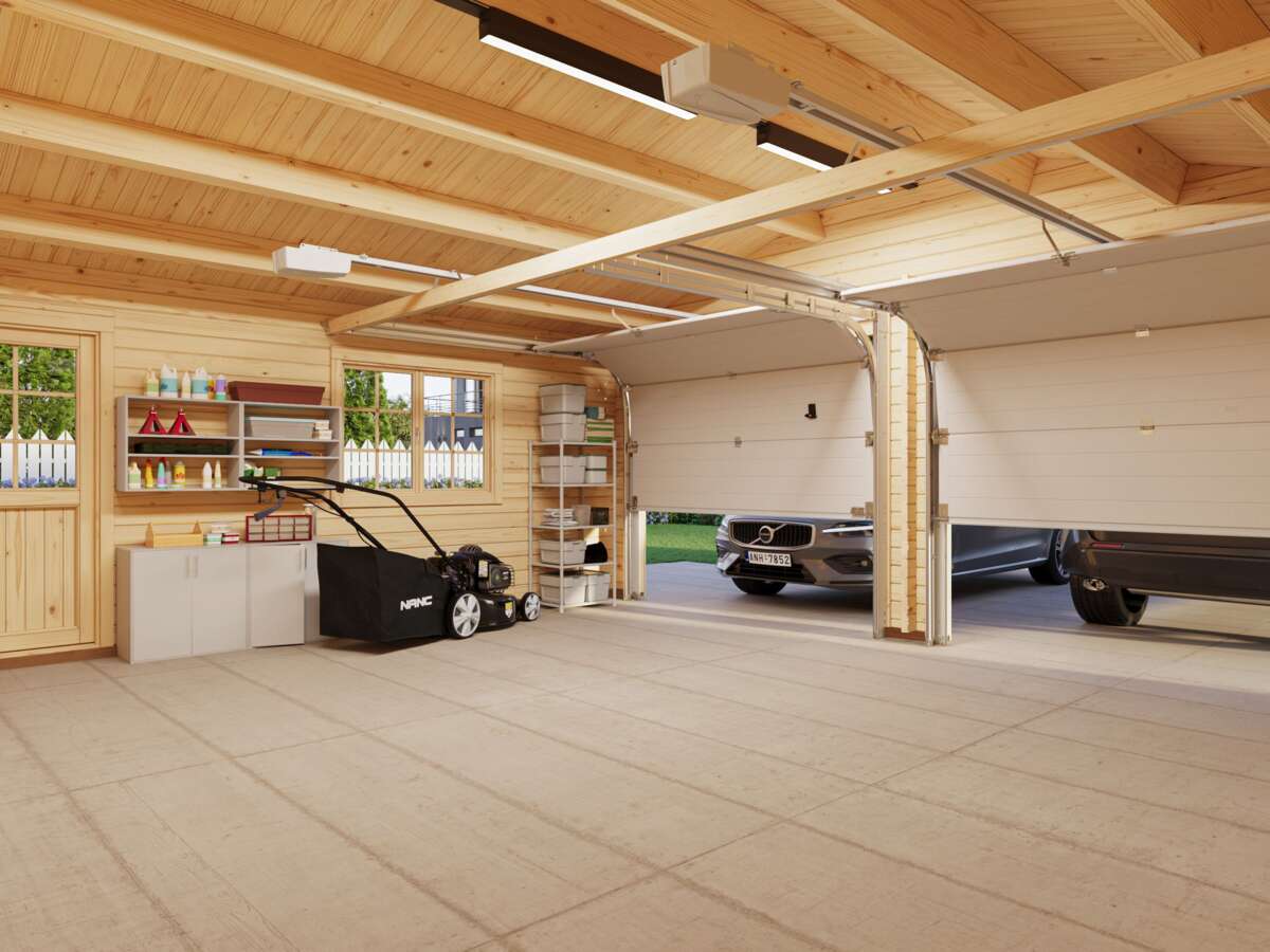 Palmako Roger 28.4 garasjebod m/leddporter