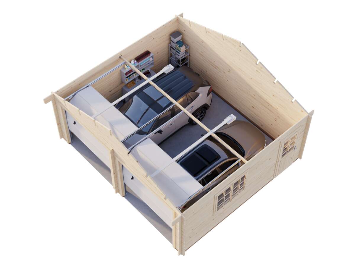 Palmako Roger 28.4 garasjebod m/leddporter