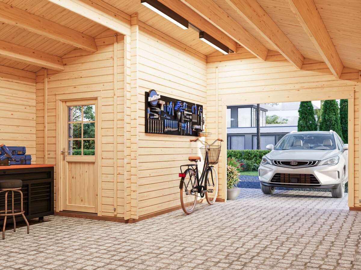 Palmako Roger 21.9+5.2 garasjebod u/port