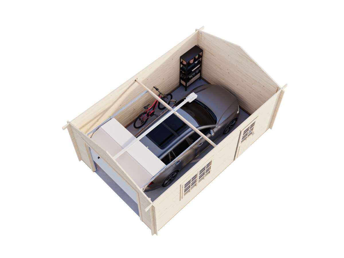 Palmako Roger 19.0 garasjebod m/leddport