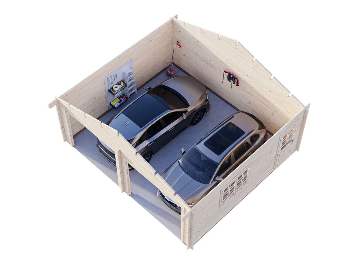 Palmako Roger 28.4 garasjebod u/port