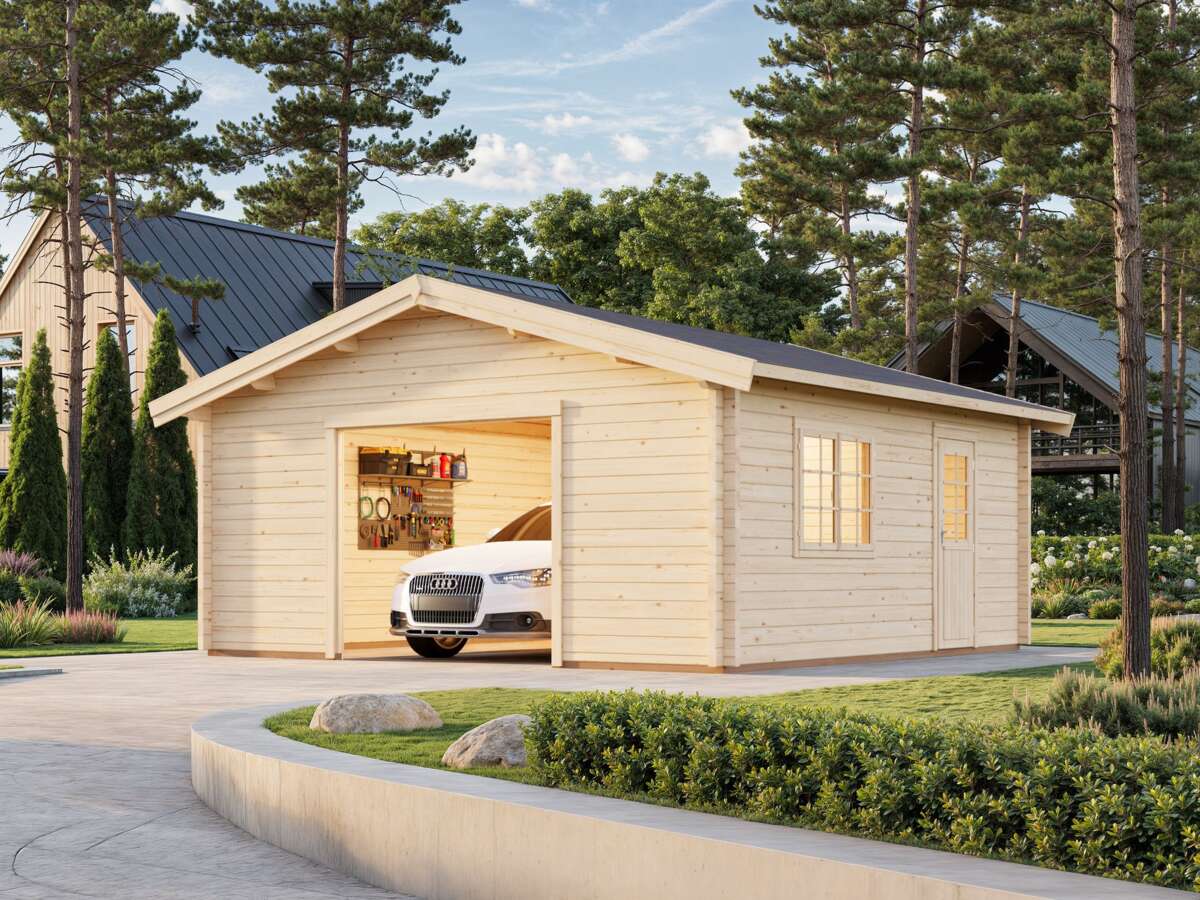 Palmako Roger 27.7 garasjebod u/port